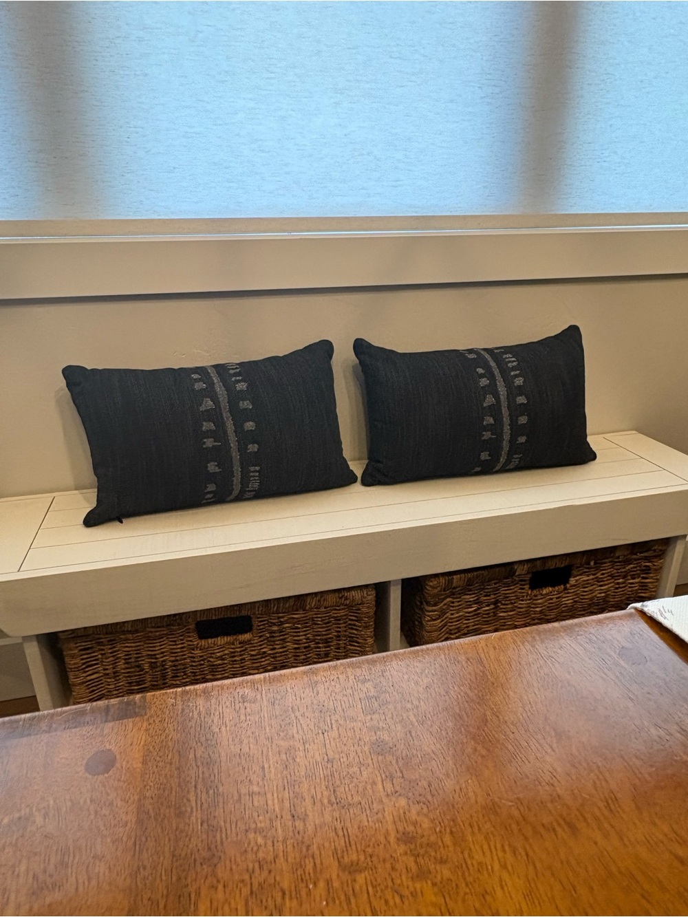 Restoration Hardware Black Outdoor Lumbar Pillows cover and insert